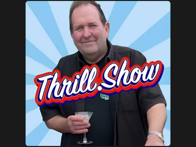 Thrill Show Podcast Host Greg Duray Graphic