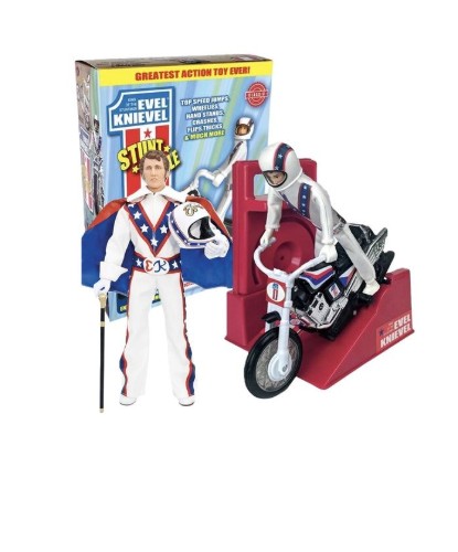 Evel Knievel Stunt Toy Figure Set