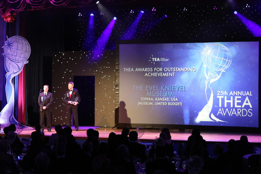THEA Awards Stage Honoring Evel Knievel Museum