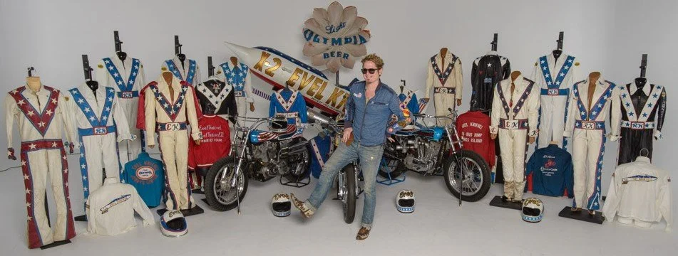 Evel Knievel Suits And Motorcycles Collection